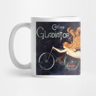 Cycles GLADIATOR Montmartre Advertisement Vintage French Art Nouveau Mug